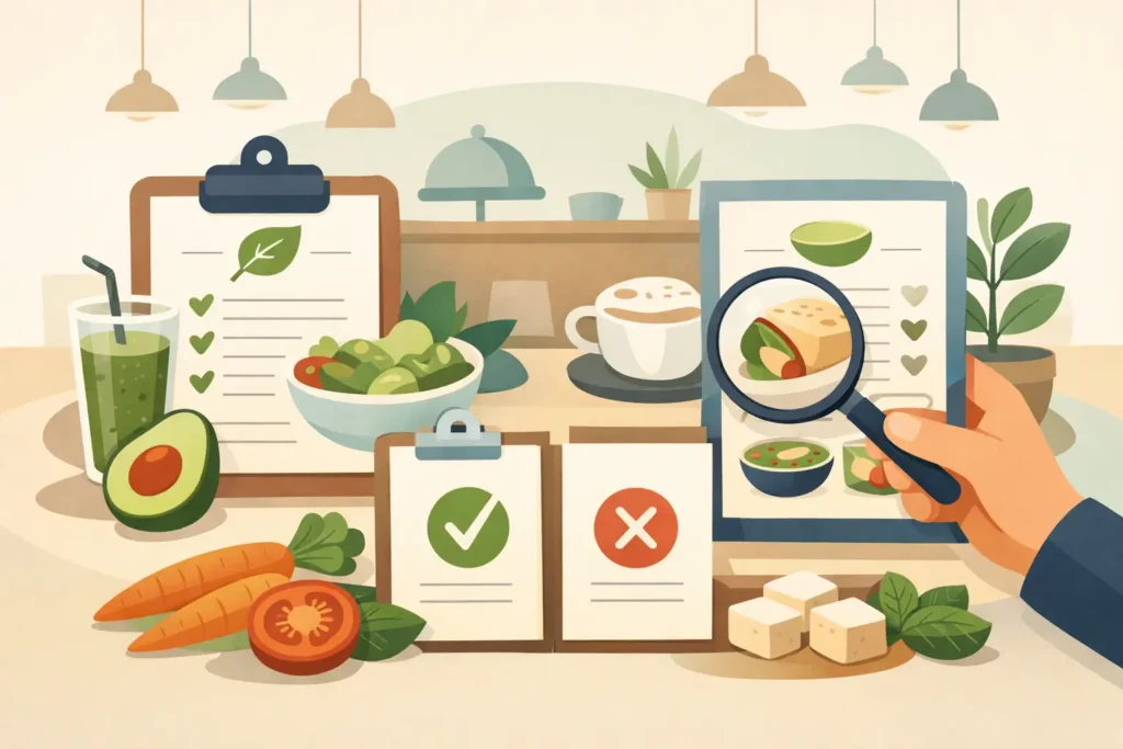 How to Compare Vegan Cafe Menus