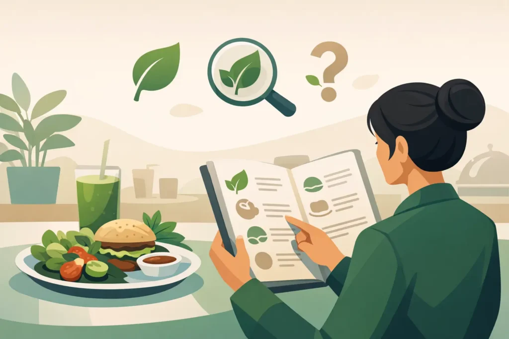 How to Read Vegan Menus Without Guessing