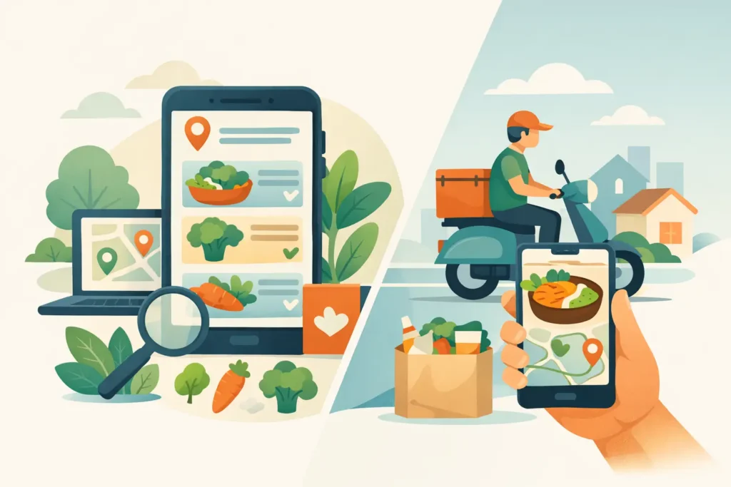 Vegan Directory Versus Food Delivery
