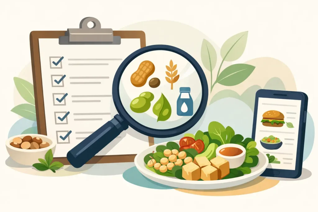 How to Check Vegan Allergens Before You Order